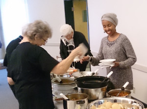 A delicious meal was shared by GANG members, SLF staff and our African sisters.