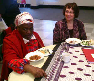 Hope Chigudu,  Zimbabwe Women's Resource Centre and Judy Dube, GANG member