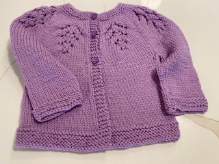 Knitting, childrens sweater 