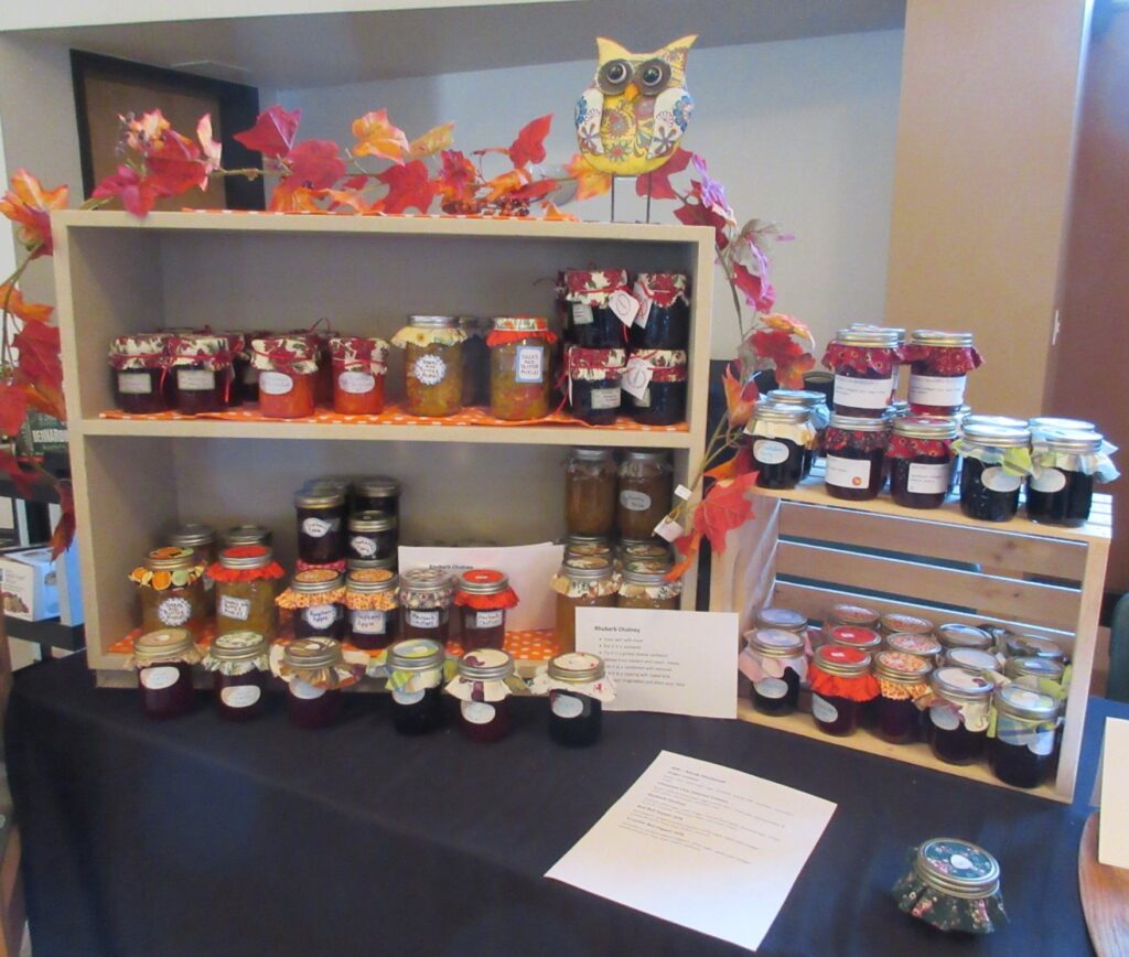 market, jams and jellies, 